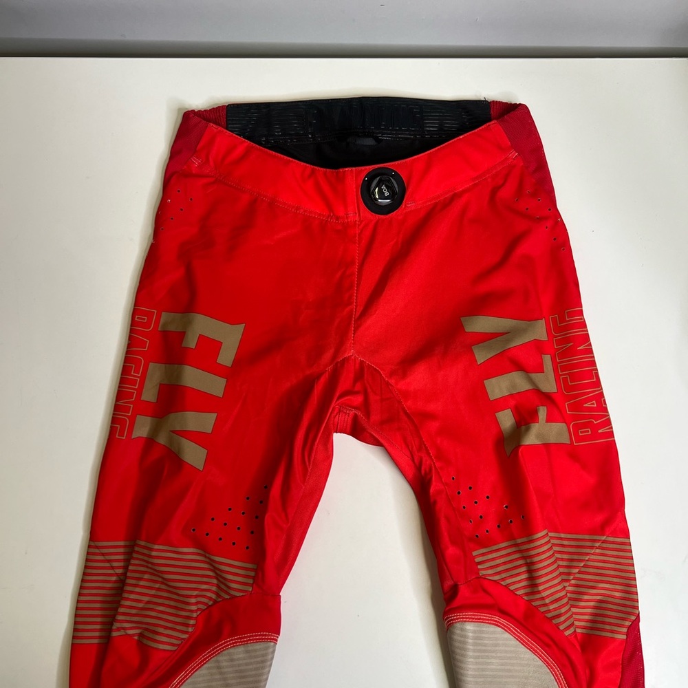 Fly Racing Pants Mens 30 Red Lite Hydrogen Dirtbike Riding Gear MX Motocross BOA